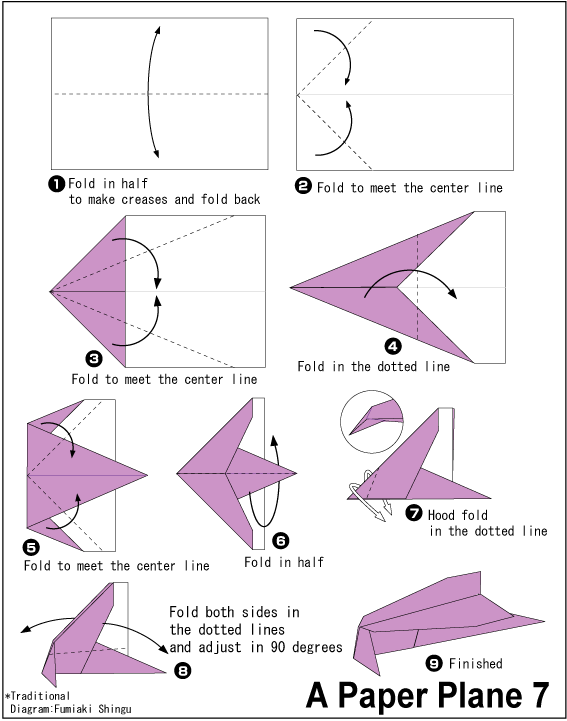 آموزش مرحله به مرحله اوریگامی 9 مدل موشک